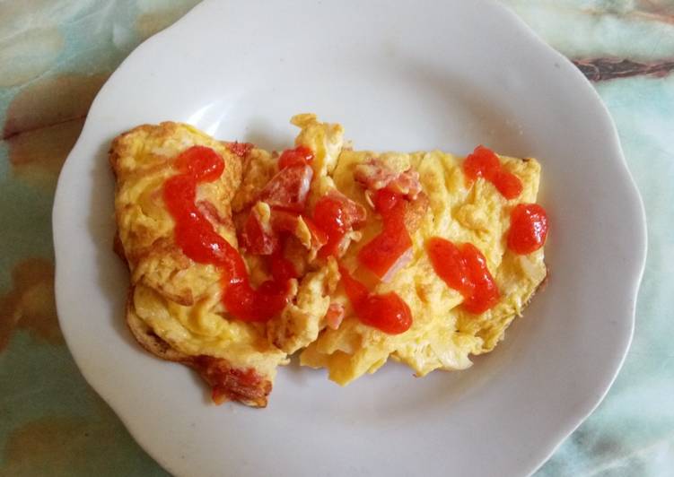 Omelet Tomat : Menu Sehat Simpel