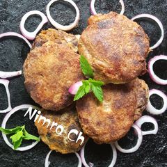 A picture of Beef Shami Kabab😋.