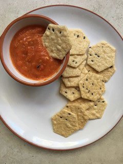 A picture of Homemade Roasted Salsa.