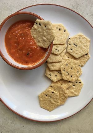 A picture of Homemade Roasted Salsa.