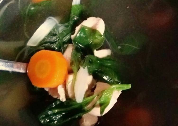 Bahan Sup Ayam Bayam Wortel | Resep Bumbu Sup Ayam Bayam Wortel Yang Menggugah Selera