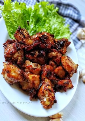 Foto resep Ayam panggang goreng gurih manis simpel