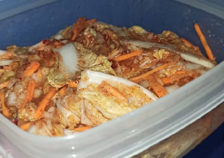BIKIN NGILER! Inilah Cara Membuat Kimchi sawi putih Anti Gagal