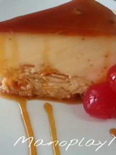 Una foto de Flan de almendras al aroma de azahar en GME Y GMF y tradicional