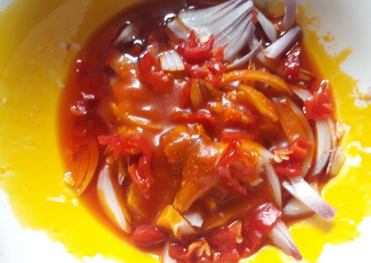 Recipe of Speedy Palmoil sauce Cooking Basics for Newbies