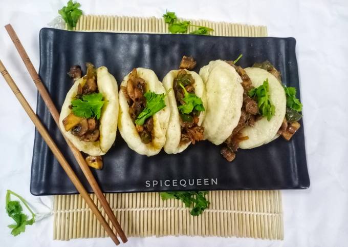 Recipe: Appetizing Bao Bun with mushroom filling