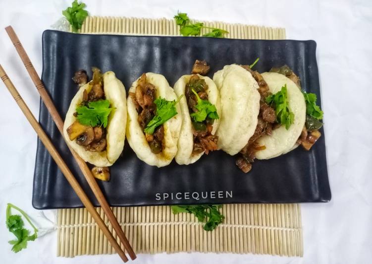 Step-by-Step Guide to Prepare Perfect Bao Bun with mushroom filling