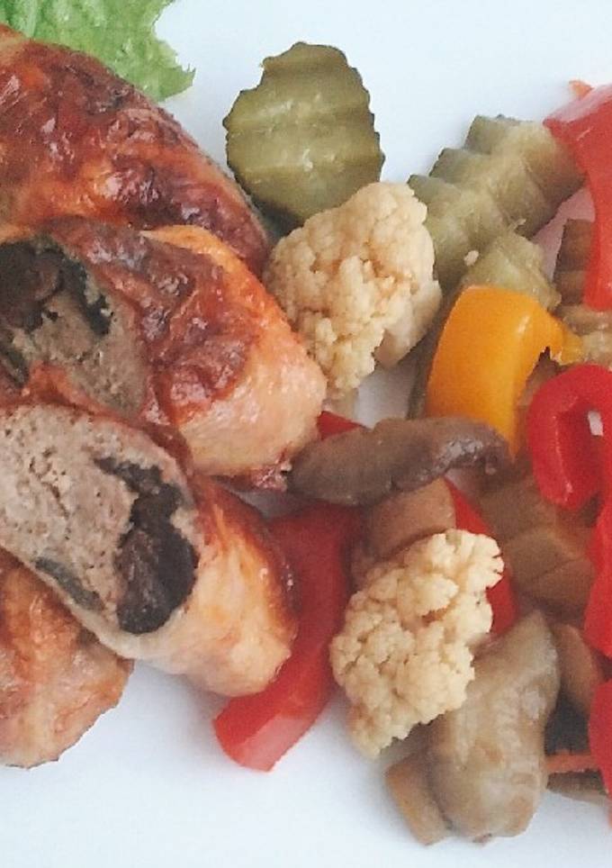 Ложні курячі шийки, або рулети з курячих шкірок