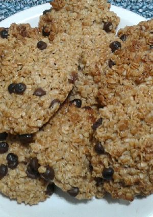 Una foto de Galletitas de avena con chips de chocolate