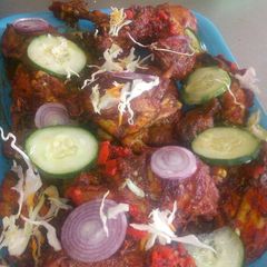 A picture of Peppered chicken.