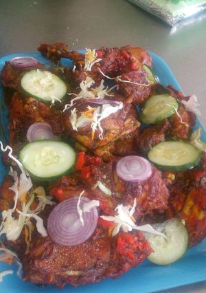A picture of Peppered chicken.