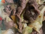 A picture of cabbage strips
