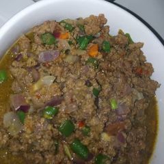 A picture of Minced meat sauce.
