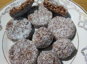Una foto de Trufas de Avena Súper fácil!
