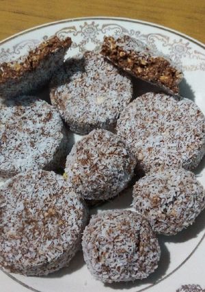 Una foto de Trufas de Avena Súper fácil!