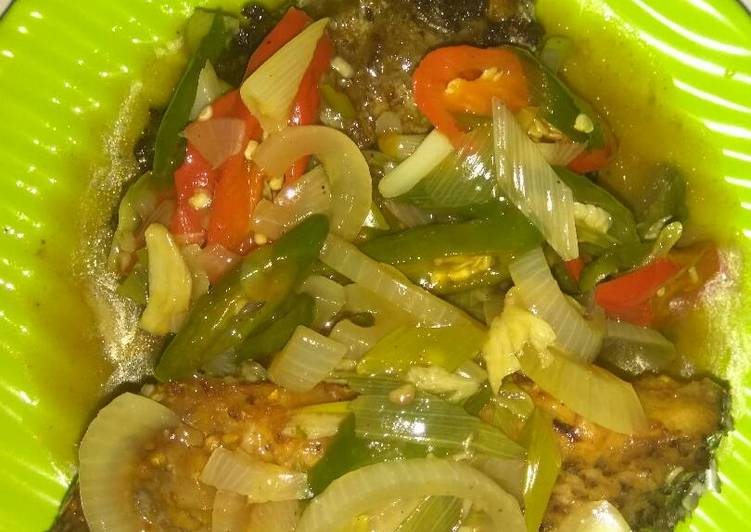 Resep Gurami saos tiram yang Enak