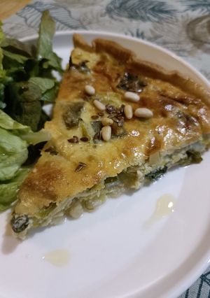 Une photo de 🌱Quiche aux poireaux