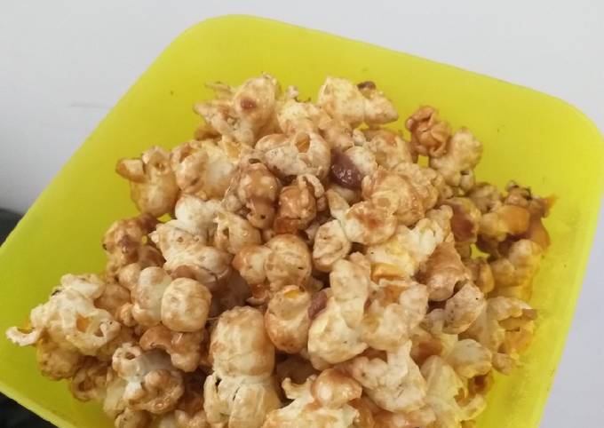 Popcorn Coklat Karamel | Snack Keluarga