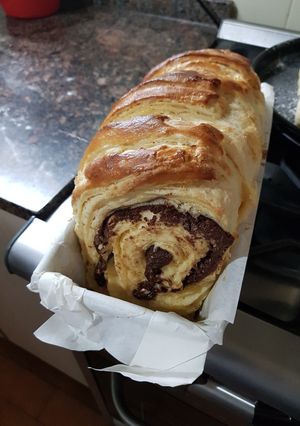 Una foto de Roll de Nutella (Brioche Hojaldrado c/Nutella)