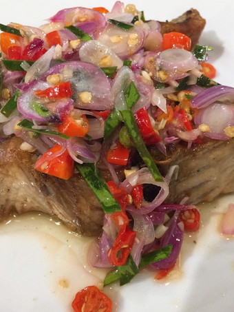 Cara Memasak Grilled Tuna Sambal Matah Ekonomis Untuk Dijual