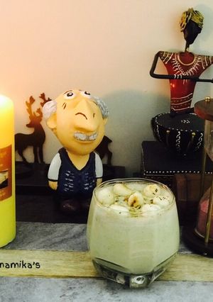 A picture of Dry-Fruits & Makhana Milk Shake 💁🏻♀️.