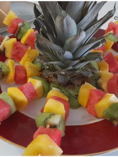 Una foto de Postre de fruta fresca