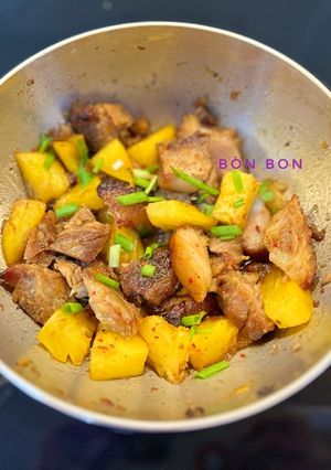 Hình của món Sườn Nướng Kho Thơm.
