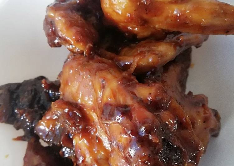 Honey chicken wings