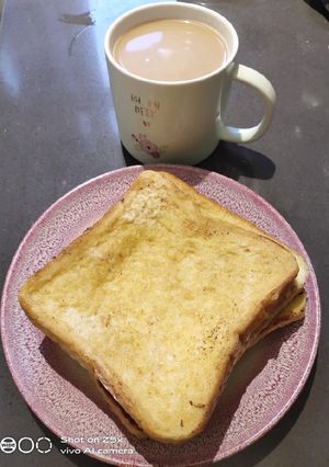 A picture of My Version of French Toast.