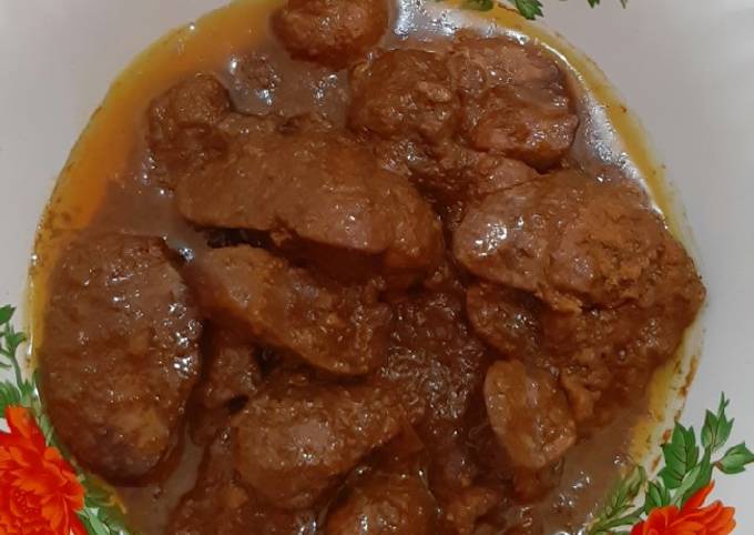 Semur Ati Ampela Bumbu Medok