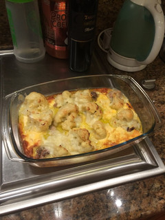 Karfiolos búbos hús recept fotója