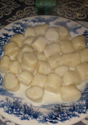Una foto de Ñoquis de Papa con Crema