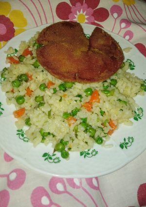 Hagymás-petrezselymes rizi-bizi recept fotója