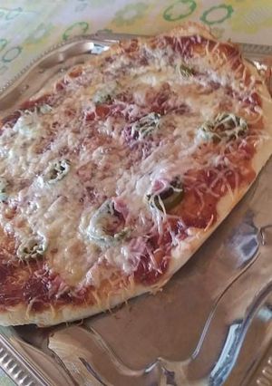 Jalapenos pizza recept fotója