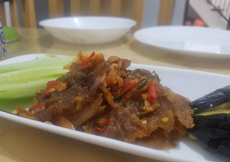 Cara Membuat Balada Dendeng Balado Anti Gagal