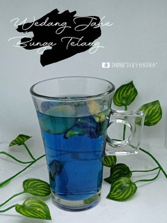 Foto resep Wedang Jahe Bunga Telang