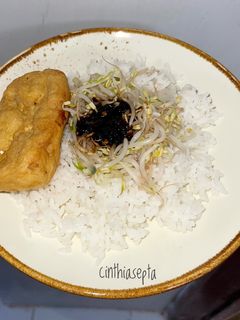 Foto resep Nasi Tahu Goreng Sambel Kecap Tauge
