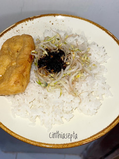 Foto resep Nasi Tahu Goreng Sambel Kecap Tauge