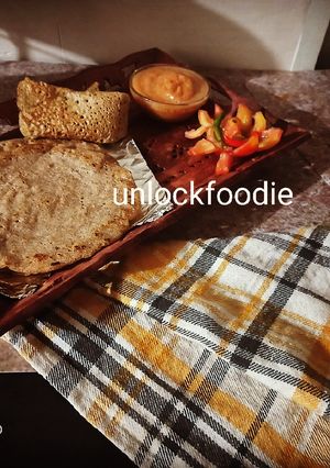 A picture of Finger Millet Dosa.