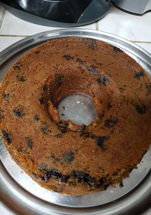 Una foto de Torta de arándanos con yogurt