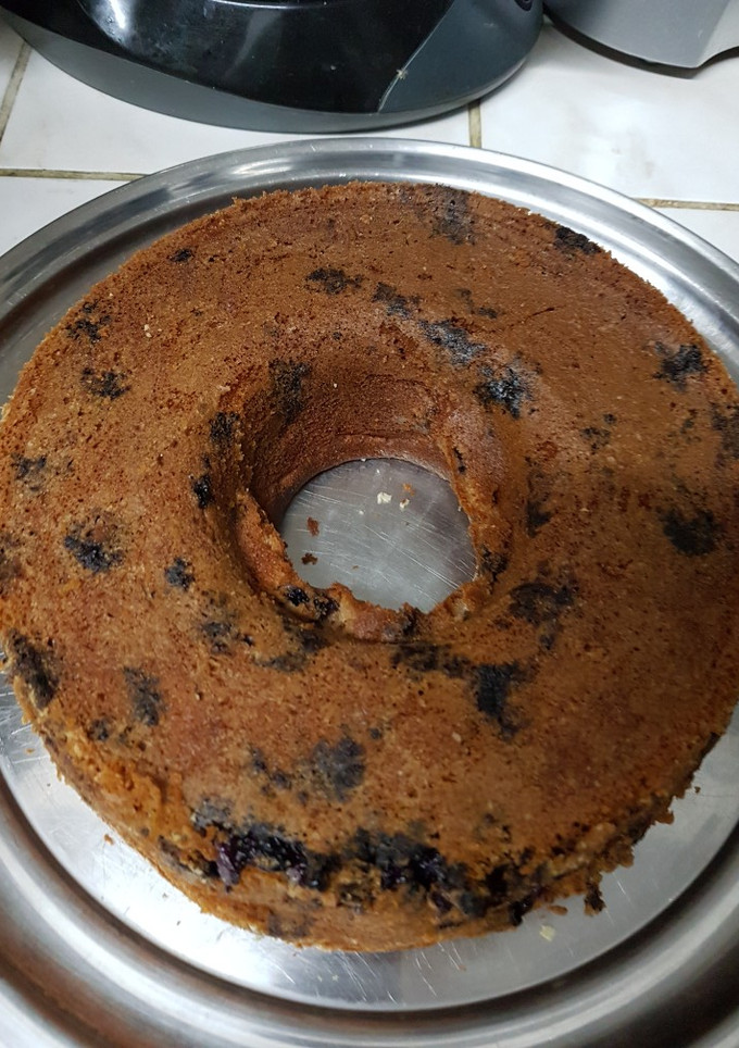 Una foto de Torta de arándanos con yogurt