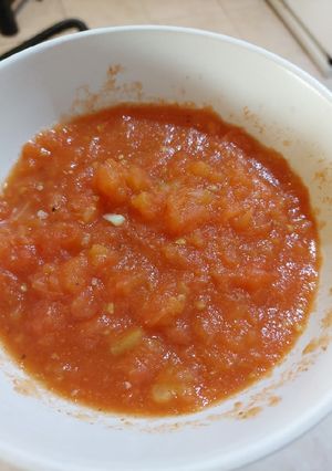Una foto de Salsa de tomate saludable