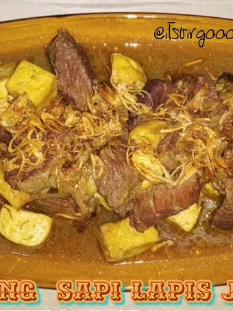 Langkah Mudah untuk Menyiapkan Resep #139.Daging Sapi Lapis Jawa Anti Ribet, Mantap Sekali
