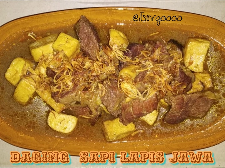 Langkah Mudah untuk Menyiapkan Resep #139.Daging Sapi Lapis Jawa Anti Ribet, Mantap Sekali