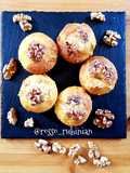 Muffin di zucca cuore filante