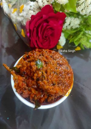 A picture of Tomato pickle.