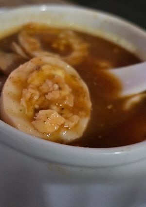 A picture of Hidden veggie chicken soup.