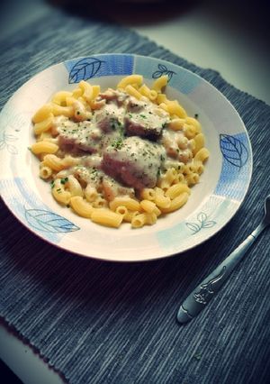 Tejfölös szaftos hús recept fotója