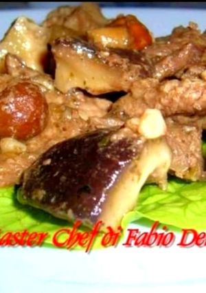 Foto di Bocconcini di Manzo con Funghi Misti