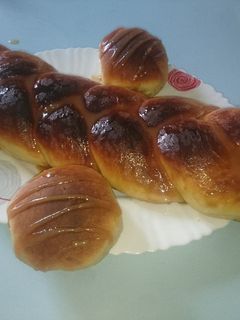 صورة لوصفة بريوش الضفيرة بالشوكولا